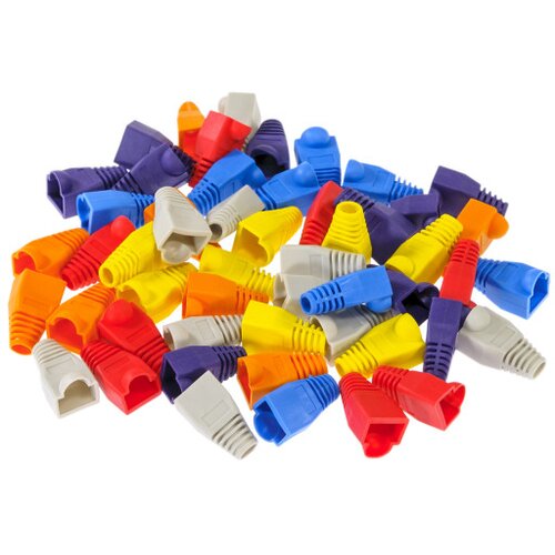 Exeshop poklopac za utikače RJ45 pvc 50\\1 šareni Slike