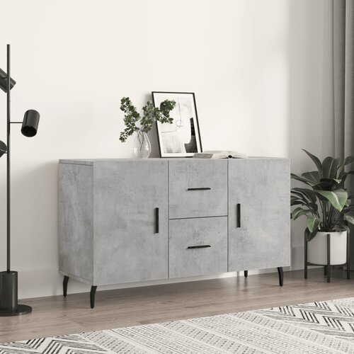 vidaXL Komoda betonsko siva 100x36x60 cm inženirski les Cene