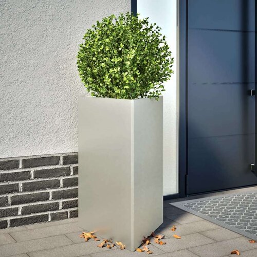 vidaXL Vrtne sadilice 2kom trokutasta 50x43x75cm od nehrđajućeg čelika Cene