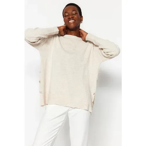 Trendyol Sweater - Gray - Regular fit