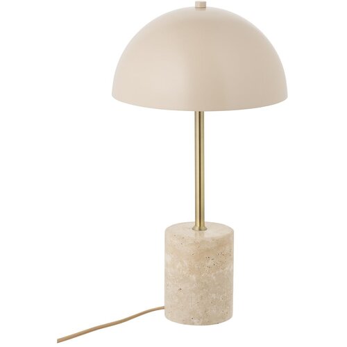 House Nordic Bež namizna svetilka s kovinskim senčilom (vi&amp;scaron;ina 45 cm) Sheffield &amp;ndash; Slike