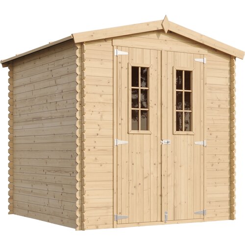 Timbela Lesena vrtna lopa - 216x206xH218 cm/ 3.53 m2 - Vrtna hi&amp;scaron;a s podi - M343C+M343G, (21873282) Slike