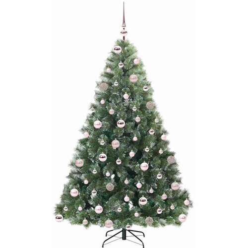  Umjetno božićno drvce s stalakom Zelena 180 cm PE i PVC 109 x 109 x 180 cm Slike