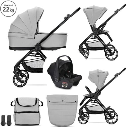 Lorelli kolica za bebe 3u1 Venice Grey, 0m+ Slike