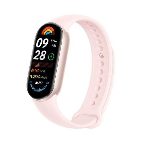 Xiaomi Smart Band 9, roza 1.62" displej, 60Hz, 3-axis accelerometer Cijene