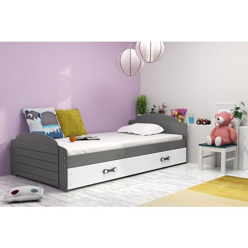 BestBed DJEJI KREVET LILI 200X90 - GRAFIT-Bijela Slike