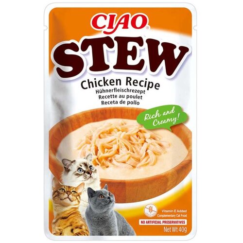 Ciao Cat Stew komadići u umaku piletina 40 g Slike