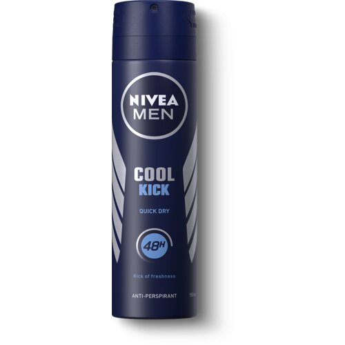 Nivea men cool kick 48h antiperspirant v spreju s hladilnim učinkom 150 ml za moške Cene