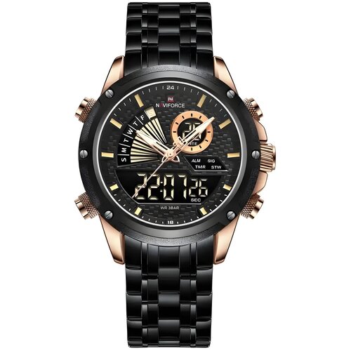 Sat NAVIFORCE RI-29608 - Crna / Zlatna Ružičasta KP29608 Cijene