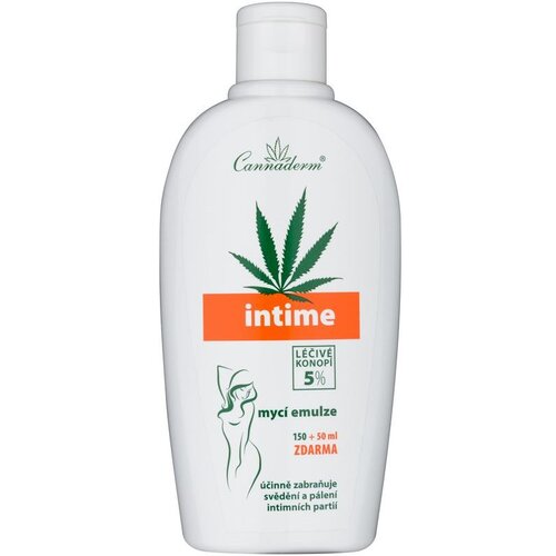 Cannaderm Intime Cleansing emulsion emulzija za intimnu higijenu s uljem kanabisa 200 ml Slike