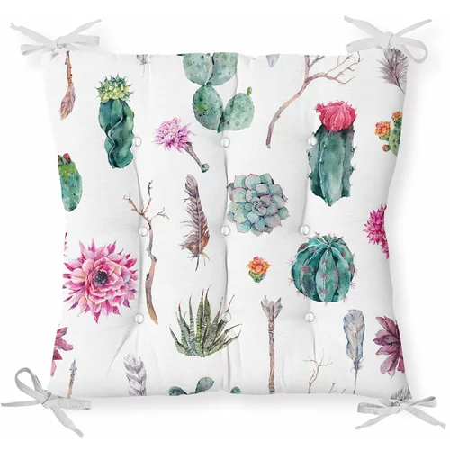 Minimalist Cushion Covers jastuk za stolicu s udjelom pamuka Succulent, 40 x 40 cm