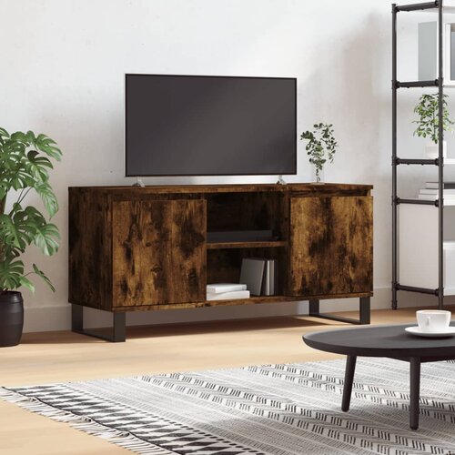 TV ormarić boja dimljenog hrasta 104x35x50 cm konstruirano drvo Cene