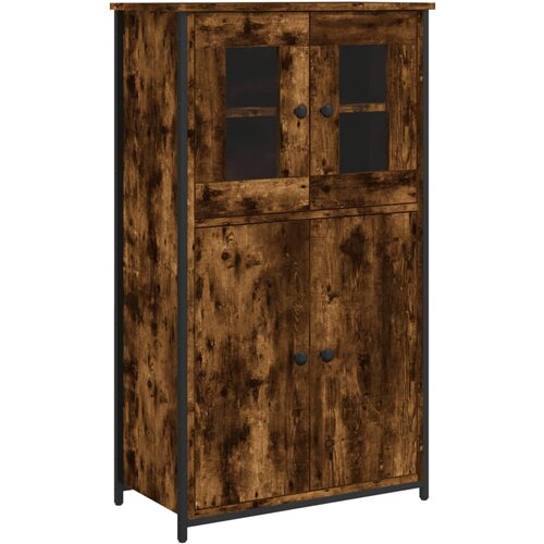Maison Chic Komoda - Predalnik dimljen hrast 62x32x106,5 cm inženirski les, (21718460) Cene
