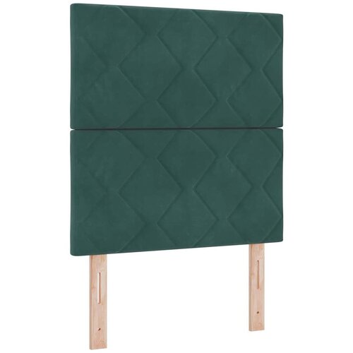  Vzglavje z vzglavjem Temno zelena 80 cm Žamet, (5000142192) Cene