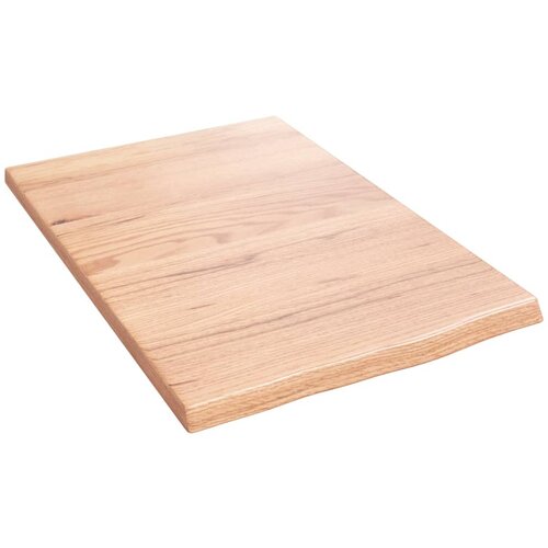 vidaXL Stenska polica svetlo rjava 40x60x2 cm trdna hrastovina Cene