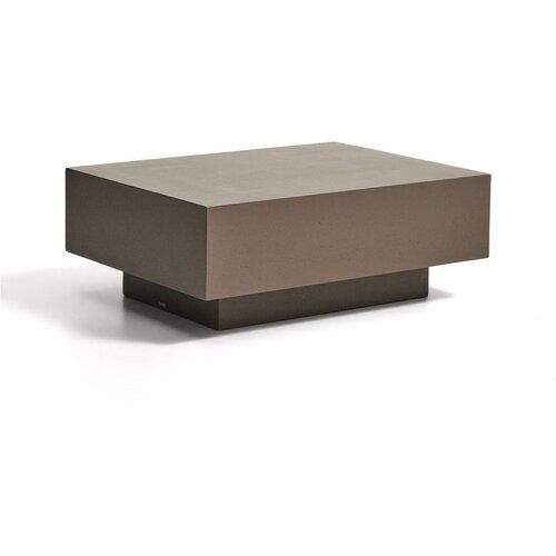 Kave Home Betonska vrtna klubska mizica 60x80 cm Rustella &amp;ndash; Slike