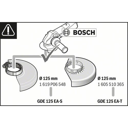 Bosch PROFESSIONAL sistemski pribor GDE 125 EA-S 1600A003DH Slike