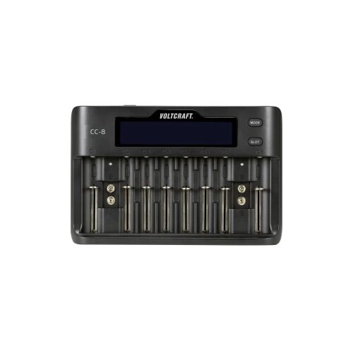 Voltcraft CC-8 Punjač dugmastih baterija LiIon, LiFePO, NiMH, NiCd A, Mignon (AA), Micro (AAA), Mini (AAAA), Baby (C), Sub-C Cijene