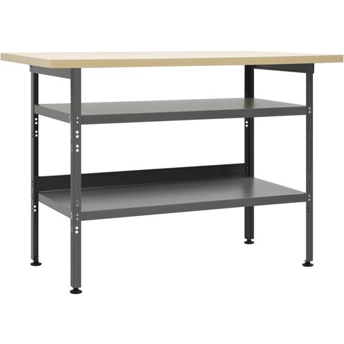 vidaXL delovna miza siva 120x60x85 cm jeklo Cene
