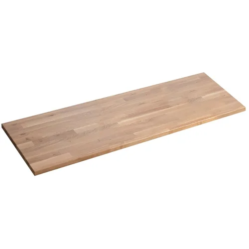 Sapho Pult omarice za umivalnik iz masivnega hrasta v naravni barvi 140x36 cm Woody –