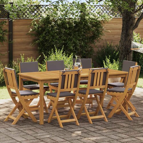 Vanjske bistro stolice 8 pcs Tamnosiva 38 x 46 x 85 cm Cene