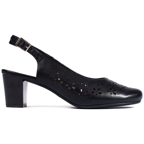 Sergio Leone Openwork black women's pumps Cene
