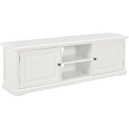 VidaXL TV omarica iz lesa 120x30x40 cm bela Slike