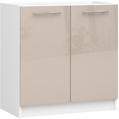 AKORD KUHINJSKI KABINET POD UMIVALNIK OLIWIA S 80cm BELO-KAPUCCINO SIJAJ, (21713719) Cene