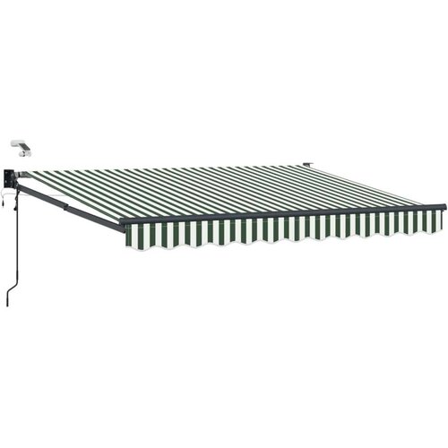  Električni zložljiv senčnik Zelena in Bela 3 x 2,5 m, (5000211319) Cene