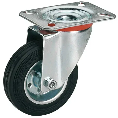 DÖRNER + HELMER zakretni kotač za transportna kolica (Promjer kotačića: 160 mm, Nosivost: 150 kg, Valjkasti ležaj, S pločom)