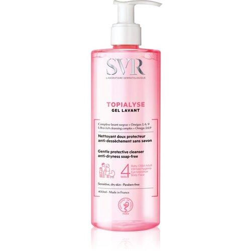 SVR Topialyse gel za či&amp;scaron;ćenje za suhu i osjetljivu kožu 400 ml Slike