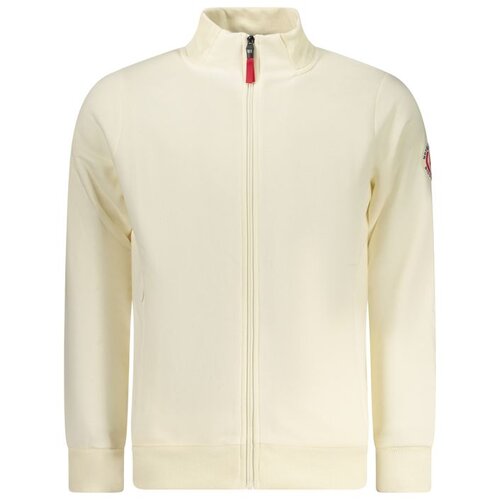  Muška Bijela Zip-Up Majica NORWAY 1963 Cene