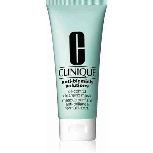 Clinique Anti-Blemish Solutions™ Oil-Control Cleansing Mask maska za čišćenje za mješovitu i masnu kožu 100 ml