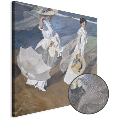  Slika - Joaqu&iacute;n Sorolla y Bastida &ndash; Strolling along the Seashore 40x40 Premium Print Cijene