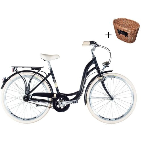  Bicikl Kenzel Bellissima Classic 26" gradski Bicikl - Crna - 26" Cijene