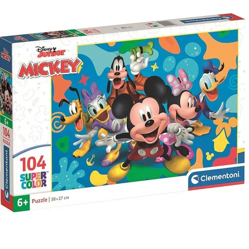 Clementoni Mickey Mouse i prijatelji 104-dijelna supercolor slagalica - Slike