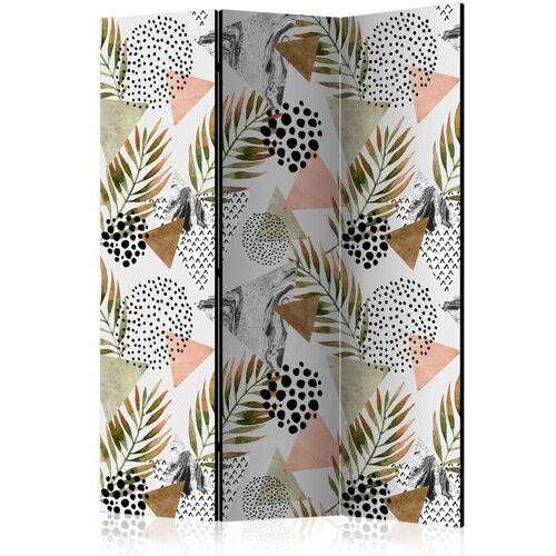  Paravan u 3 dijela - Tropical Geometry [Room Dividers] 135x172 Cijene