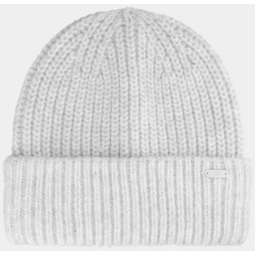 Kesi Women's winter hat with 4F wool - grey