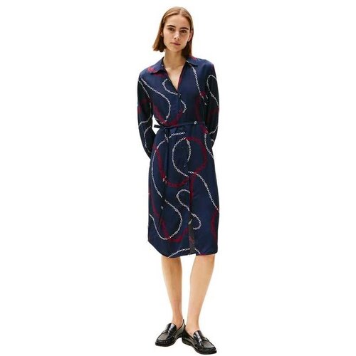 Tommy Hilfiger mini košulja-haljina sa printom Cene