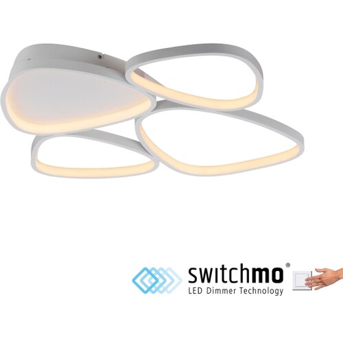 SCH&amp;Ouml;NER WOHNEN 14038-16 - LED prigu&amp;scaron;iva stropna svetiljka PEBBLES LED/35,5W/230V bela Slike