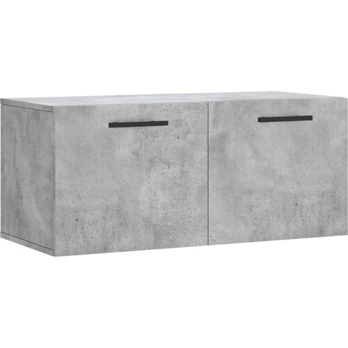 Maison Chic Stenska omarica - Zidna omarica betonsko siva 80x36,5x35 cm inženirski les iu803, (22063550) Cene