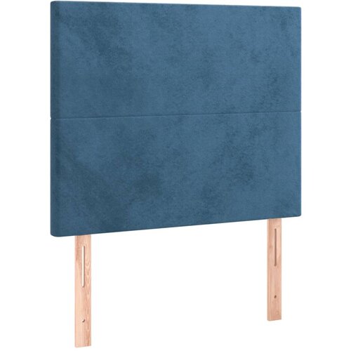 Maison Chic Posteljno vzglavje - Vzglavna omarica 2 kosa temno modro 100x5x78/88 cm žamet, (22077565) Cene