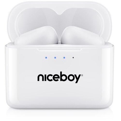 Niceboy podsie 4 - bežične slu&amp;scaron;alice IP54 bele Slike