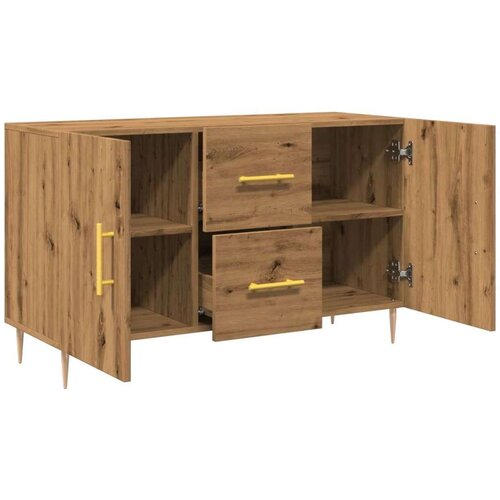VidaXL Komoda boja hrasta artisan 100 x 36 x 60 cm konstruiranog drva Slike