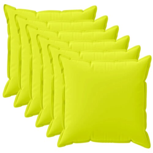  Presvlaka za jastuk 6 kom. HOUTEN Svijetlo zelena. 45 x 45 cm - Svjetlozelena 45 x 45 cm 6 Cijene