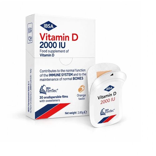 IBSA Vitamin D 2000 IU, 30 komada Slike