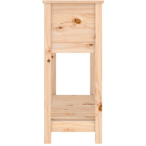  Sadilica s policom 111,5x34,5x81 cm od masivne borovine Slike