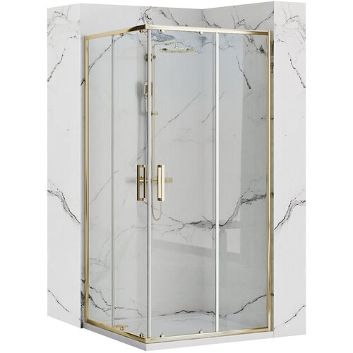 Rea Punto 90x90 tuš kabina Gold Cene