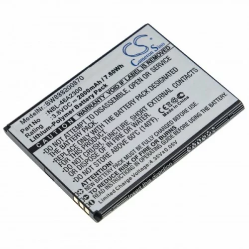 VHBW Baterija za TP-Link Neffos C7a, 2000 mAh