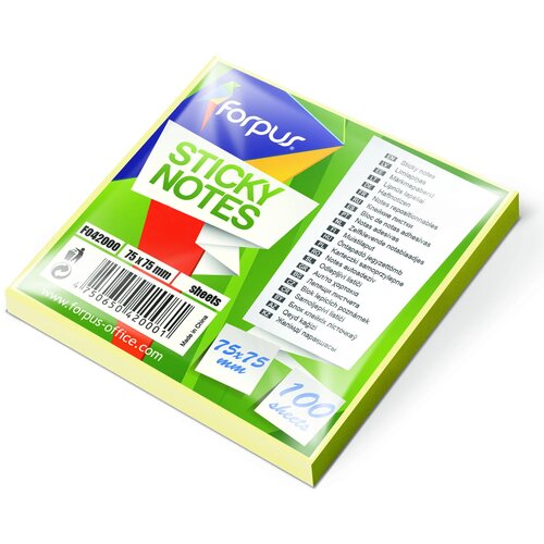 Forpus Blok samolepilni 75 x 75 mm Cene